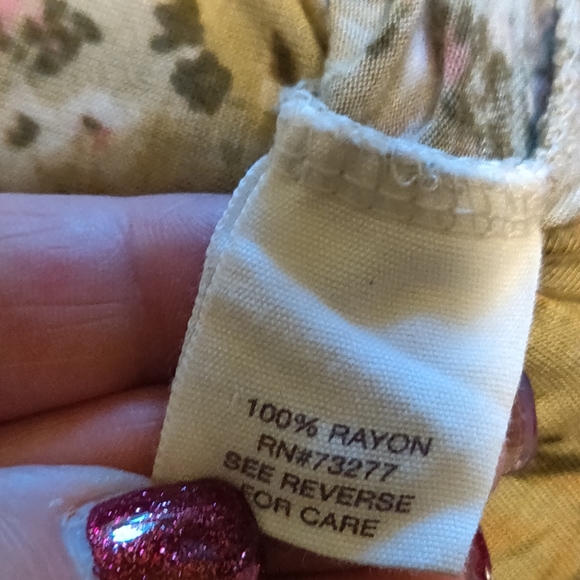 🗺️ Mudd Bat Wing Floral Loose Scoop Neck Pullover - Picture 8 of 8